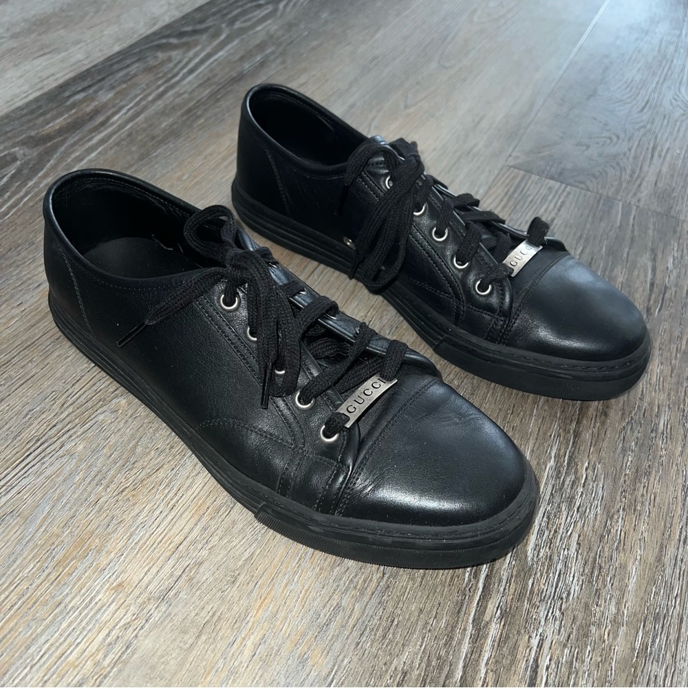Gucci classic leather low top sneakers - Picture 13 of 16